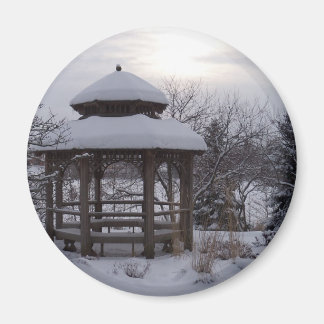 Snowy Gazebos Magneet