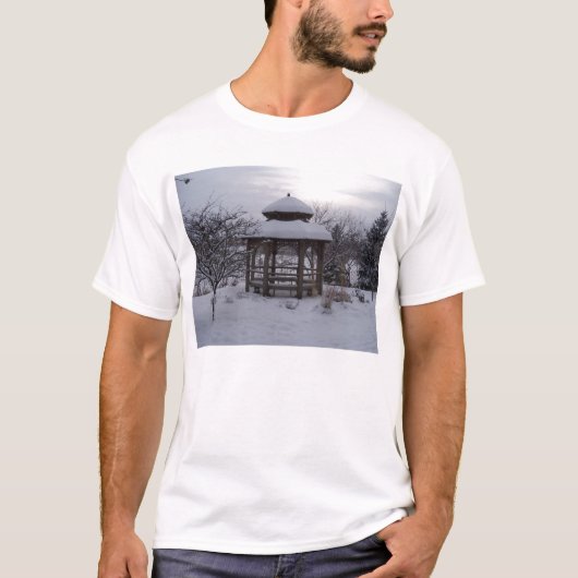 Snowy Gazebos T-shirt (Voorkant)
