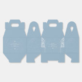 Snowy Gothic Winter Sprookjeskerstfeest Bedankdoosjes (Ongevouwen)