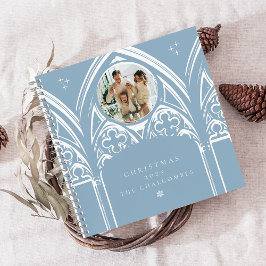 Snowy Gothic Winter Sprookjeskerstnieuwjaar Notitieboek