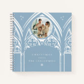 Snowy Gothic Winter Sprookjeskerstnieuwjaar Notitieboek (Voorkant)