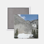 Snowy Granite Domes I in Yosemite National Park Magneet (Voorkant / Achterkant)