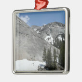 Snowy Granite Domes I in Yosemite National Park Metalen Ornament (Links)