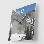 Snowy Granite Domes I in Yosemite National Park Vierkante Klok (Hoek)