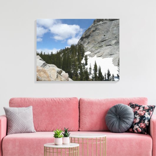 Snowy Granite Domes II Nationaal Park Yosemite Canvas Afdruk (Insitu (Woonkamer))