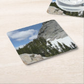 Snowy Granite Domes II Nationaal Park Yosemite Kartonnen Onderzetters (Schuin)
