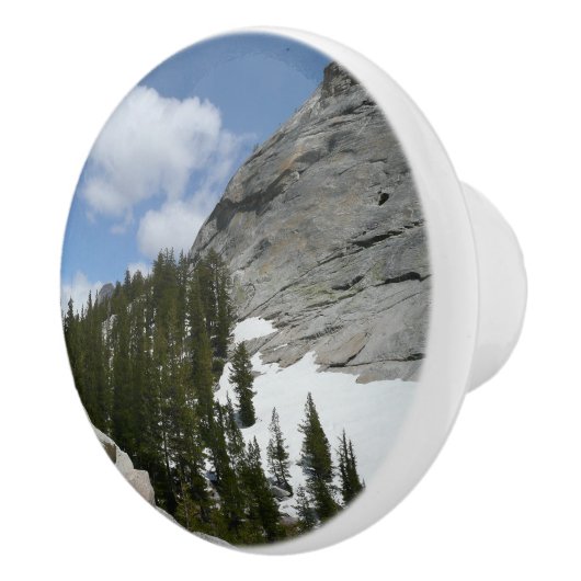 Snowy Granite Domes II Nationaal Park Yosemite Keramische Knop (Rechts)