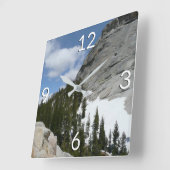 Snowy Granite Domes II Nationaal Park Yosemite Vierkante Klok (Hoek)