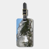 Snowy Granite Domes Panorama in Yosemite Bagagelabel (Voorkant verticaal)
