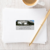 Snowy Granite Domes Panorama in Yosemite Etiket (Insitu)