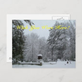 Snowy Graveyard Briefkaart (Voorkant / Achterkant)
