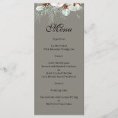 Snowy Greenery Menu (Voorkant)