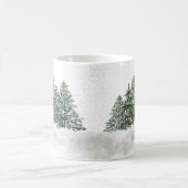 Snowy Grove kerstboommok Koffiemok (Center)