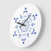 Snowy Heartburst Grote Klok (Hoek)