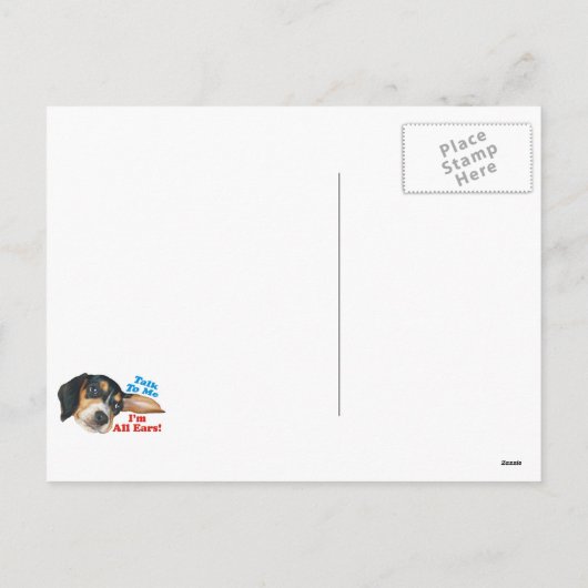 Snowy, heb je Kerstmis gezegd? Beagle Post Kaart (Achterkant)