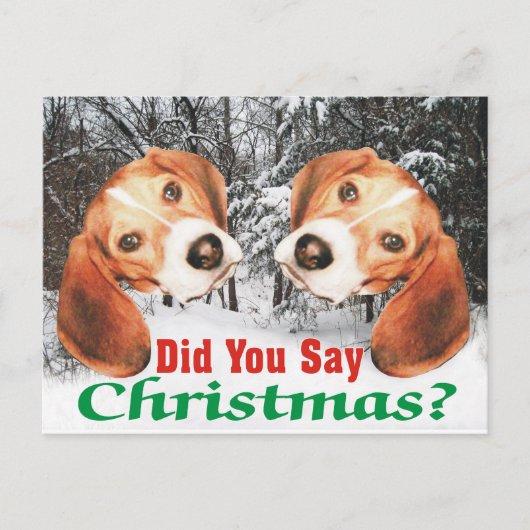Snowy, heb je Kerstmis gezegd? Beagle Post Kaart (Voorkant)