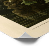 Snowy Heron of White Egret Poster (Hoek)