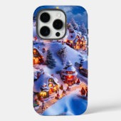 Snowy Hills Whimsical Christmas Village Case-Mate iPhone Case (Achterkant)