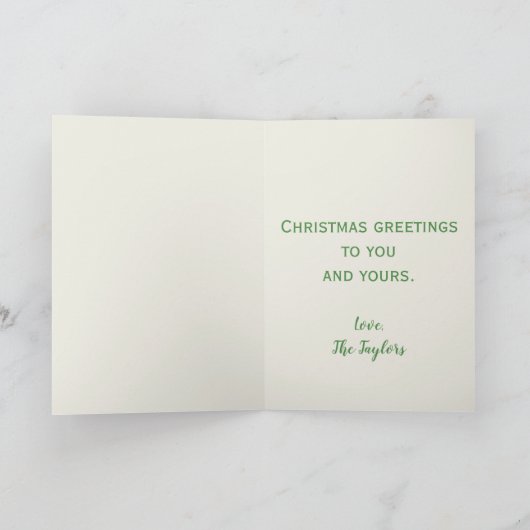 Snowy Home kerstFeestdagen Feestdagen Kaart (Binnen)