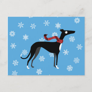 Snowy Hound Briefkaart