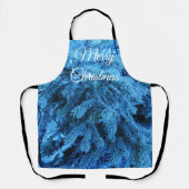 Snowy Kerstbos Schort (Voorkant)