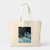 Snowy Kerstmis in New York City  Grote Tote Bag (Voorkant)