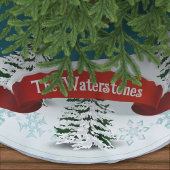 Snowy Kerstnacht Kerstboom Rok