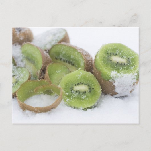 Snowy Kiwi Briefkaart (Voorkant)