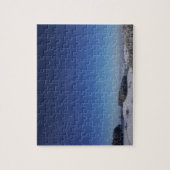 Snowy koud winterlandschap 9 legpuzzel (Verticaal)