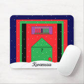 Snowy Kwanzaa Muismat (Met muis)