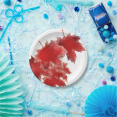 Snowy laat papieren Borden Papieren Bordje (Feest)