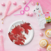 Snowy laat papieren Borden Papieren Bordje (Feest)