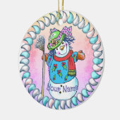 Snowy Lady Snowman ornamenten (Links)