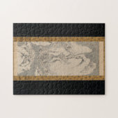 Snowy Landscape 1744 Sakaki Hyakusen Art Legpuzzel (Horizontaal)