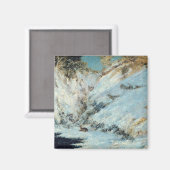 Snowy Landscape, 1866 Magneet (Voorkant / Achterkant)