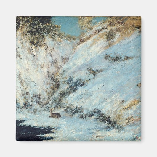 Snowy Landscape, 1866 Magneet (Voorkant)