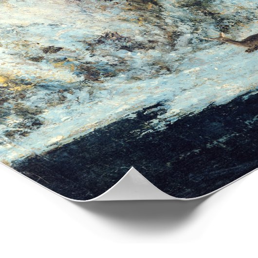 Snowy Landscape, 1866 Poster (Hoek)