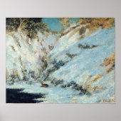 Snowy Landscape, 1866 Poster (Voorkant)