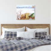 Snowy Landscape, beroemd schilderij van Van Gogh Canvas Afdruk (Insitu (Slaapkamer))