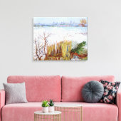 Snowy Landscape, beroemd schilderij van Van Gogh Canvas Afdruk (Insitu (Woonkamer))