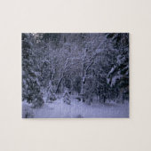 Snowy Landscape Forest Legpuzzel (Horizontaal)