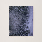 Snowy Landscape Forest Legpuzzel (Verticaal)