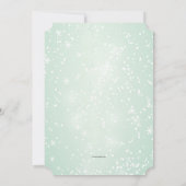 Snowy Landscape Foto-uitnodiging Kaart (Achterkant)