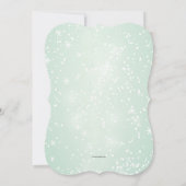 Snowy Landscape Foto-uitnodiging Kaart (Achterkant)