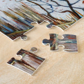 Snowy Landscape met Arles door Vincent van Gogh Legpuzzel (Zijkant)