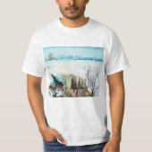 Snowy Landscape met Arles door Vincent van Gogh T-shirt (Voorkant)