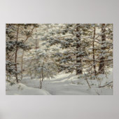 Snowy Landscape Poster (Voorkant)