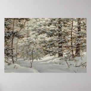 Snowy Landscape Poster