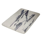 Snowy Landschap Badmat (Gekanteld)