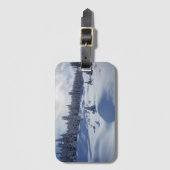 Snowy Landschap Bagagelabel (Voorkant (verticaal))